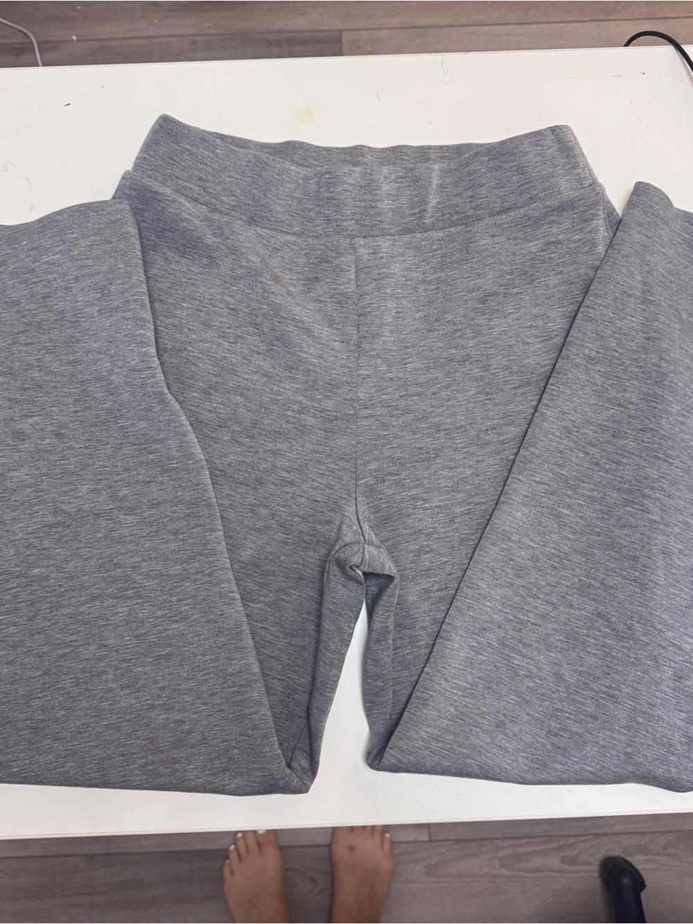 SPANX Women's Grey Dress Stretch Track Joggers